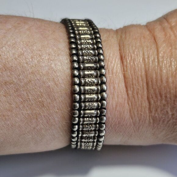 Unbranded Jewelry - Sterling Silver Handwoven Bracelet 6.5"